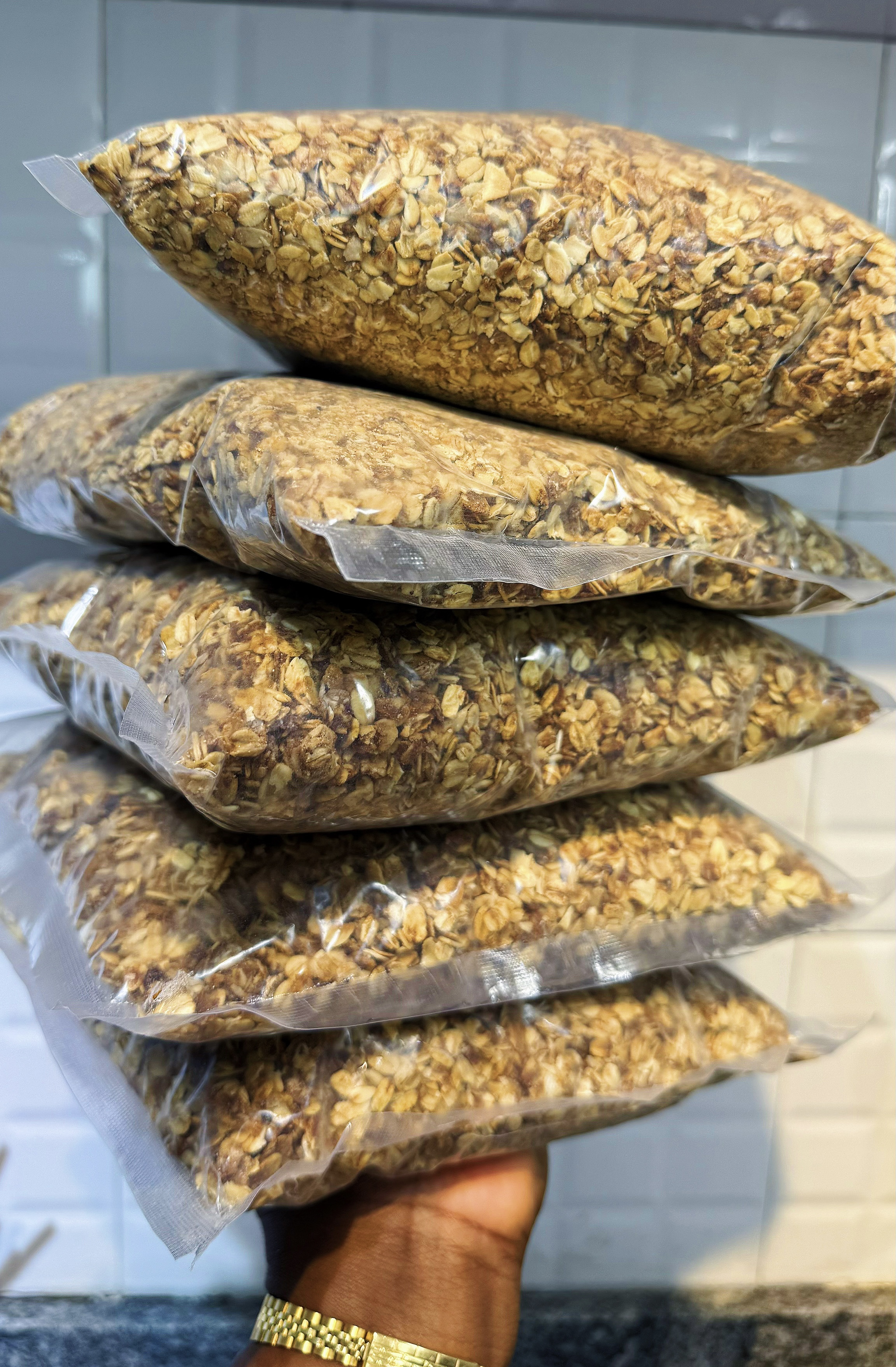 1KG GRANOLA(sweetened) FROM 3 PCS