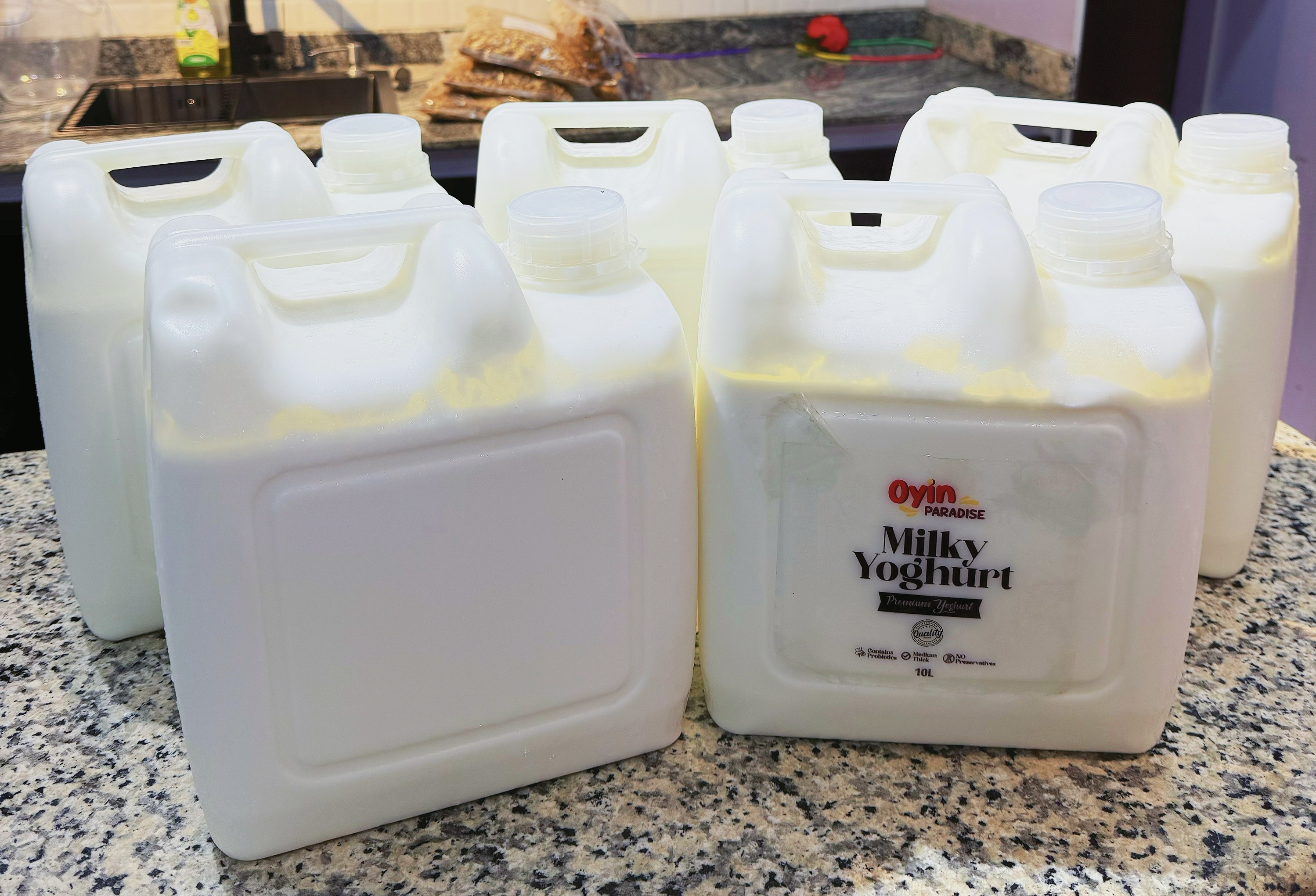 10LTRS MILKY YOGHURT FROM 5 KEGS